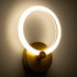 GloboStar® MATILDA 61340 Φωτιστικό Τοίχου - Απλίκα Design LED CCT 8W 960lm 360° AC 220-240V - Εναλλαγή Φωτισμού μέσω Διακόπτη On/Off All In One Ψυχρό 6000k+Φυσικό 4500k+Θερμό 2700k Μ20 x Π5 x Υ25.5cm - Χρυσό - ledmania.gr