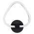GloboStar® REGINA 61341 Φωτιστικό Τοίχου - Απλίκα Design LED CCT 8W 960lm 360° AC 220-240V - Εναλλαγή Φωτισμού μέσω Διακόπτη On/Off All In One Ψυχρό 6000k+Φυσικό 4500k+Θερμό 2700k Μ25 x Π7 x Υ28.5cm - Μαύρο - ledmania.gr