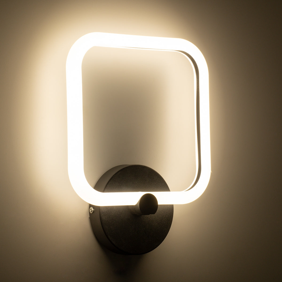 GloboStar® ELIZA 61343 Φωτιστικό Τοίχου - Απλίκα Design LED CCT 8W 960lm 360° AC 220-240V - Εναλλαγή Φωτισμού μέσω Διακόπτη On/Off All In One Ψυχρό 6000k+Φυσικό 4500k+Θερμό 2700k Μ22 x Π5 x Υ28.5cm - Μαύρο - ledmania.gr