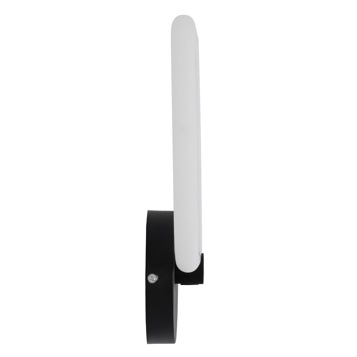 GloboStar® ELIZA 61343 Φωτιστικό Τοίχου - Απλίκα Design LED CCT 8W 960lm 360° AC 220-240V - Εναλλαγή Φωτισμού μέσω Διακόπτη On/Off All In One Ψυχρό 6000k+Φυσικό 4500k+Θερμό 2700k Μ22 x Π5 x Υ28.5cm - Μαύρο - ledmania.gr