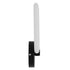 GloboStar® ELIZA 61343 Φωτιστικό Τοίχου - Απλίκα Design LED CCT 8W 960lm 360° AC 220-240V - Εναλλαγή Φωτισμού μέσω Διακόπτη On/Off All In One Ψυχρό 6000k+Φυσικό 4500k+Θερμό 2700k Μ22 x Π5 x Υ28.5cm - Μαύρο - ledmania.gr
