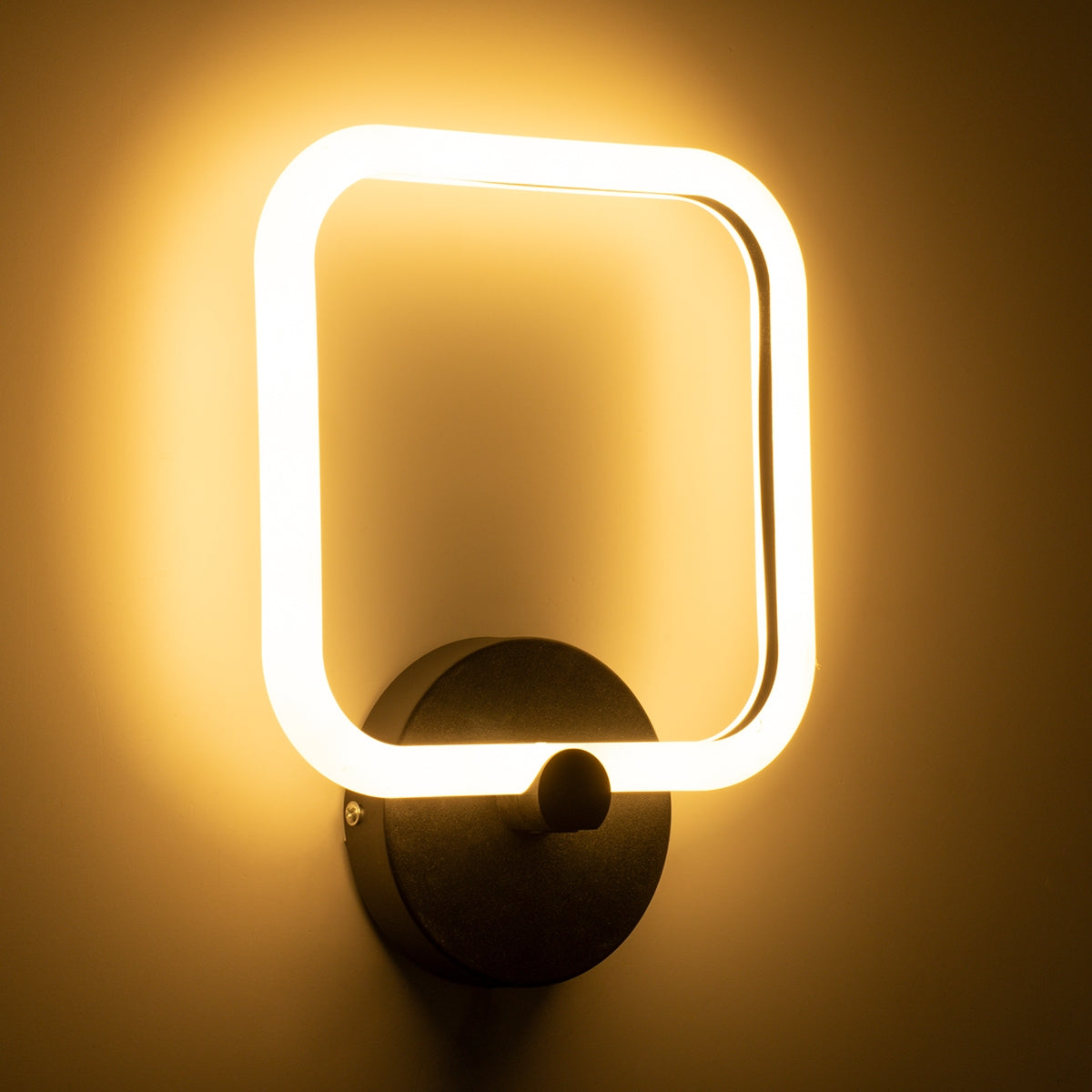GloboStar® ELIZA 61343 Φωτιστικό Τοίχου - Απλίκα Design LED CCT 8W 960lm 360° AC 220-240V - Εναλλαγή Φωτισμού μέσω Διακόπτη On/Off All In One Ψυχρό 6000k+Φυσικό 4500k+Θερμό 2700k Μ22 x Π5 x Υ28.5cm - Μαύρο - ledmania.gr