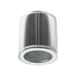 GloboStar® MARETTI 61448 Επιφανειακό Στρόγγυλο Φωτιστικό Σποτ με Ντουί 1 x GU10 VDE Certified AC 220-240V Αδιάβροχο IP65 - Σώμα Αλουμινίου & Υψηλής Αντοχής Tempered Glass - Φ9 x Υ9cm - Χρώμιο Νίκελ - 5 Χρόνια Εγγύηση - ledmania.gr