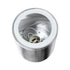 GloboStar® MARETTI 61448 Επιφανειακό Στρόγγυλο Φωτιστικό Σποτ με Ντουί 1 x GU10 VDE Certified AC 220-240V Αδιάβροχο IP65 - Σώμα Αλουμινίου & Υψηλής Αντοχής Tempered Glass - Φ9 x Υ9cm - Χρώμιο Νίκελ - 5 Χρόνια Εγγύηση - ledmania.gr