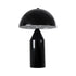 GloboStar® URANUS-S 61449 Μοντέρνο Επιτραπέζιο Φωτιστικό Πορτατίφ Δίφωτο 2 x E27 AC220-240V IP20 - Φ25 x Υ39cm - Μαύρο Μεταλλικό Καμπάνα με Διακόπτη On/Off - 5 Years Warranty - ledmania.gr