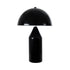 GloboStar® URANUS-S 61449 Μοντέρνο Επιτραπέζιο Φωτιστικό Πορτατίφ Δίφωτο 2 x E27 AC220-240V IP20 - Φ25 x Υ39cm - Μαύρο Μεταλλικό Καμπάνα με Διακόπτη On/Off - 5 Years Warranty - ledmania.gr