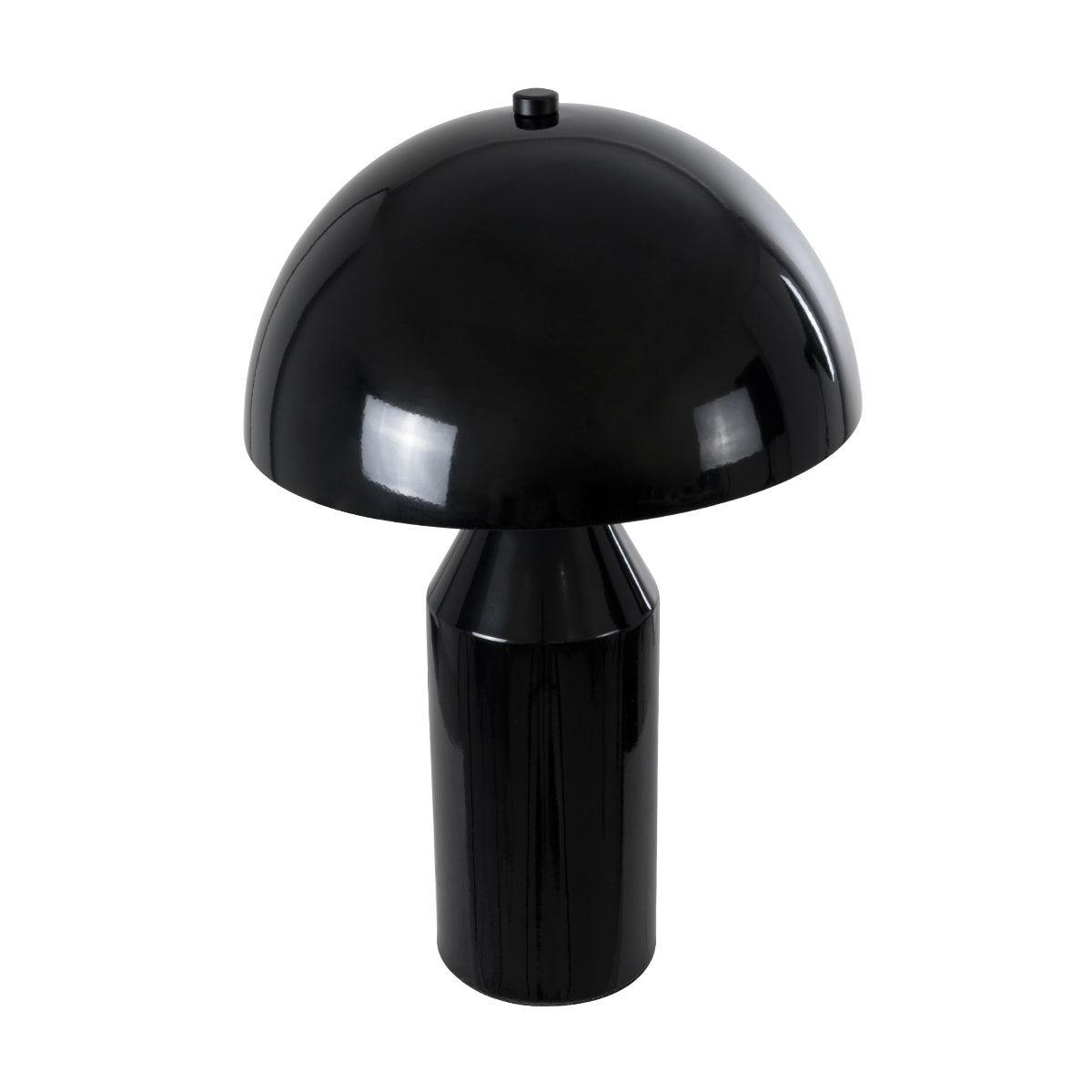 GloboStar® URANUS-S 61449 Μοντέρνο Επιτραπέζιο Φωτιστικό Πορτατίφ Δίφωτο 2 x E27 AC220-240V IP20 - Φ25 x Υ39cm - Μαύρο Μεταλλικό Καμπάνα με Διακόπτη On/Off - 5 Years Warranty - ledmania.gr