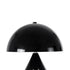 GloboStar® URANUS-S 61449 Μοντέρνο Επιτραπέζιο Φωτιστικό Πορτατίφ Δίφωτο 2 x E27 AC220-240V IP20 - Φ25 x Υ39cm - Μαύρο Μεταλλικό Καμπάνα με Διακόπτη On/Off - 5 Years Warranty - ledmania.gr
