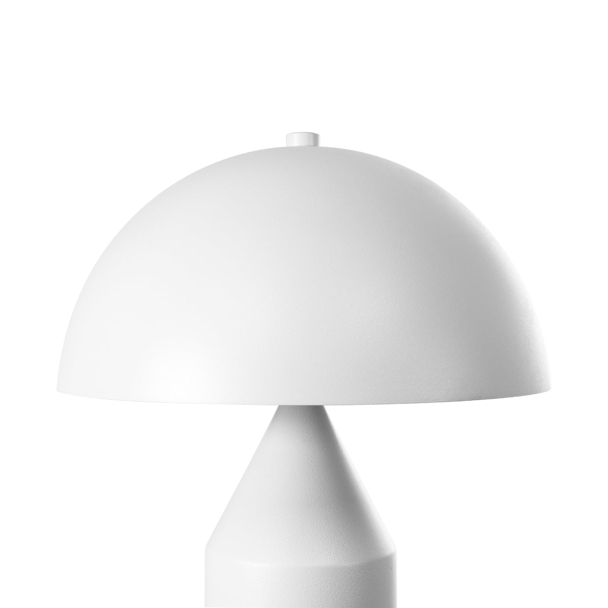 GloboStar® URANUS-S 61450 Μοντέρνο Επιτραπέζιο Φωτιστικό Πορτατίφ Δίφωτο 2 x E27 AC220-240V IP20 - Φ25 x Υ39cm - Λευκό Μεταλλικό Καμπάνα με Διακόπτη On/Off - 5 Years Warranty - ledmania.gr