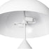 GloboStar® URANUS-L 61458 Μοντέρνο Επιτραπέζιο Φωτιστικό Πορτατίφ Δίφωτο 2 x E27 AC220-240V IP20 - Φ50 x Υ77cm - Λευκό Μεταλλικό Καμπάνα με Διακόπτη On/Off - 5 Years Warranty - ledmania.gr