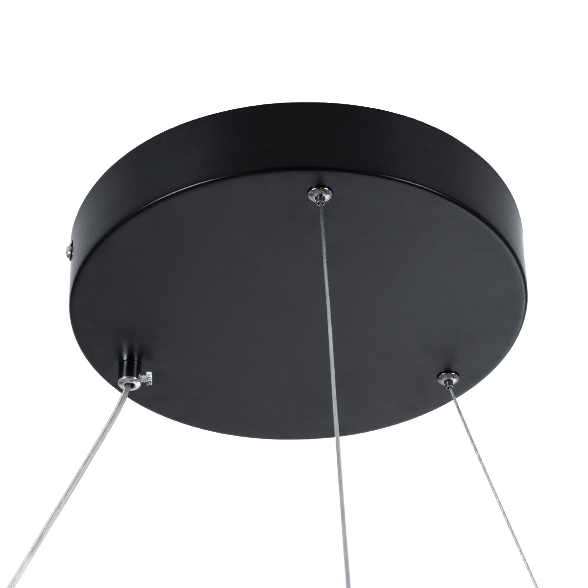 GloboStar® DIAMOND 61520 Κρεμαστό Φωτιστικό Δαχτυλίδι-Κύκλος LED CCT 67W 7504lm 360° AC 220-240V - Εναλλαγή Φωτισμού μέσω Τηλεχειριστηρίου All In One Ψυχρό 6000k+Φυσικό 4500k+Θερμό 2700k Dimmable Φ80cm - Μαύρο - 3 Years Warranty - ledmania.gr