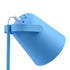 GloboStar® PENCASE 61568 Μοντέρνο Επιτραπέζιο Φωτιστικό Γραφείου - Πορτατίφ - Μονόφωτο 1 x E27 Μπλε Μεταλλικό Καμπάνα με Διακόπτη On/Off - Μολυβοθήκη & Βάση Τηλεφώνου - L12 x W15 x H38cm - ledmania.gr