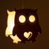 GloboStar® OWL 61576 Μοντέρνο Παδικό Κρεμαστό Φωτιστικό Οροφής Μονόφωτο 1 x E27 Κόκκινο PVC Φιγούρα Κουκουβάγια Μ29.5 x Π15.5 x Υ30.5cm - ledmania.gr
