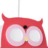 GloboStar® OWL 61576 Μοντέρνο Παδικό Κρεμαστό Φωτιστικό Οροφής Μονόφωτο 1 x E27 Κόκκινο PVC Φιγούρα Κουκουβάγια Μ29.5 x Π15.5 x Υ30.5cm - ledmania.gr