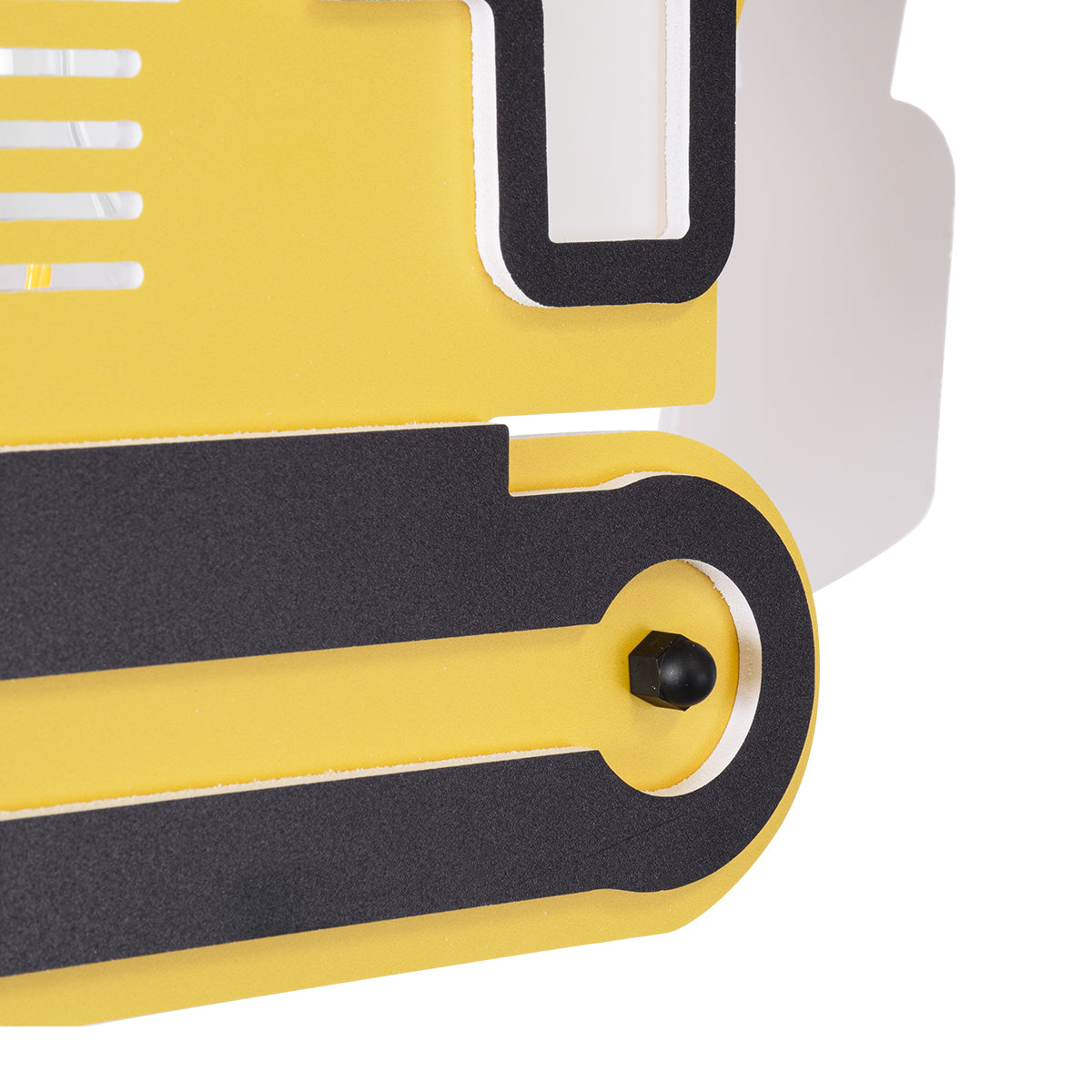 GloboStar® EXCAVATOR 61579 Μοντέρνο Παδικό Κρεμαστό Φωτιστικό Οροφής Μονόφωτο 1 x E27 Κίτρινο PVC Φιγούρα Εκσκαφέας-Φαγάνα Μ45 x Π15.5 x Υ27cm - ledmania.gr