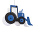 GloboStar® TRACTOR 61580 Μοντέρνο Παδικό Κρεμαστό Φωτιστικό Οροφής Μονόφωτο 1 x E27 Μπλε PVC Φιγούρα Τρακτέρ-Φαγάνα Μ40 x Π15.5 x Υ26.5cm - ledmania.gr