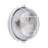 GloboStar® BOATLIGHT 61588 Vintage Industrial Φωτιστικό Τοίχου - Απλίκα - Καραβοχελώνα Εξωτερικού Χώρου Δίφωτο 2 x E27 AC220-240V Αδιάβροχο IP65 - Σώμα Αλουμινίου & Tempered Glass - Φ24 x Υ11cm - Λευκό - Στρόγγυλο - 5 Years Warranty - ledmania.gr