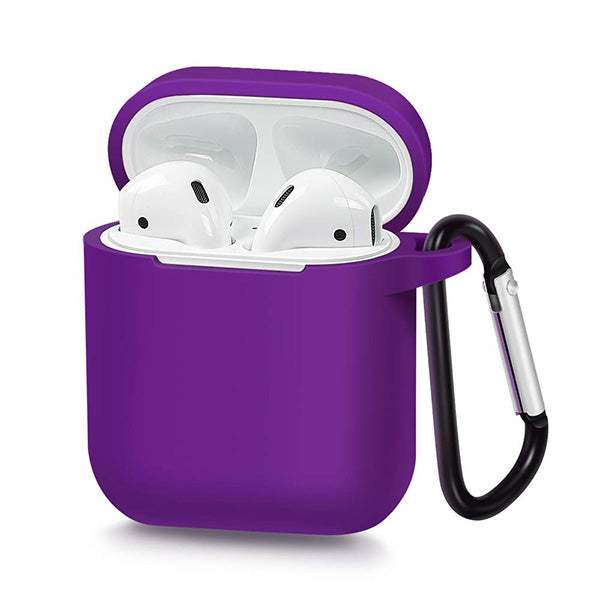 SILICONE CASE FOR AIRPODS TYPE 1 VIOLET - ledmania.gr