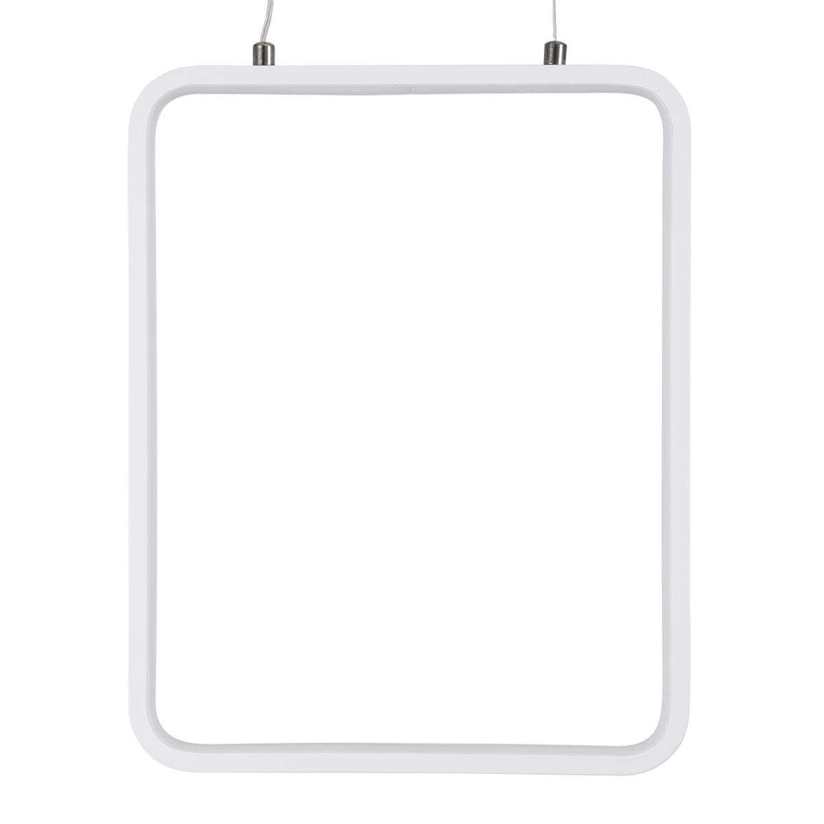GloboStar® NEROBA 61303 Κρεμαστό Φωτιστικό Οροφής Linear Design LED CCT 18W 1980lm 360° AC 220-240V - Εναλλαγή Φωτισμού μέσω Διακόπτη On/Off All In One Ψυχρό 6000k+Φυσικό 4500k+Θερμό 2700k Μ29 x Π2 x Υ36cm - Λευκό - 3 Years Warranty - ledmania.gr