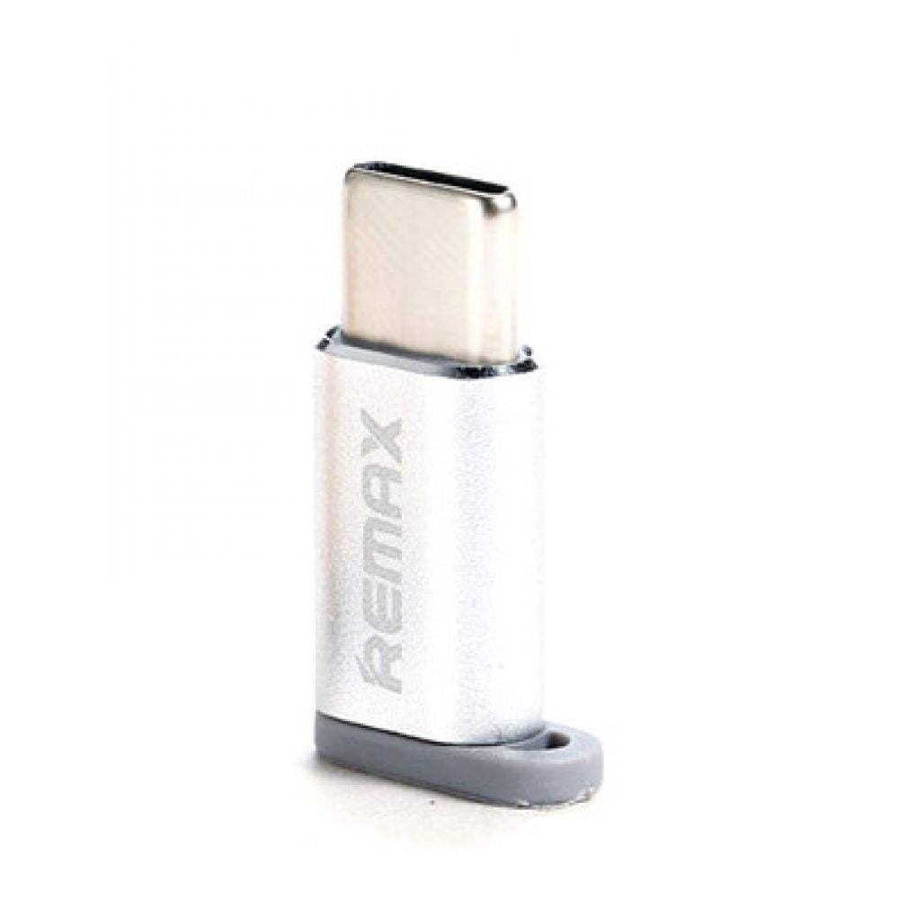 Remax RA-USB 1 / Adaptor Micro USB TYPE C- Silver - ledmania.gr
