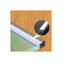 GloboStar® GLASSBOARD-PROFILE 70808-3M Προφίλ Αλουμινίου - Βάση & Ψύκτρα Ταινίας LED με Λευκό Γαλακτερό Κάλυμμα - Χρήση για Μοριακό Φωτισμό Γυαλιού Πάχους 8mm - Πατητό Κάλυμμα - Ασημί - 3 Μέτρα - Πακέτο 5 Τεμαχίων - Μ300 x Π1.1 x Υ1.7cm - ledmania.gr