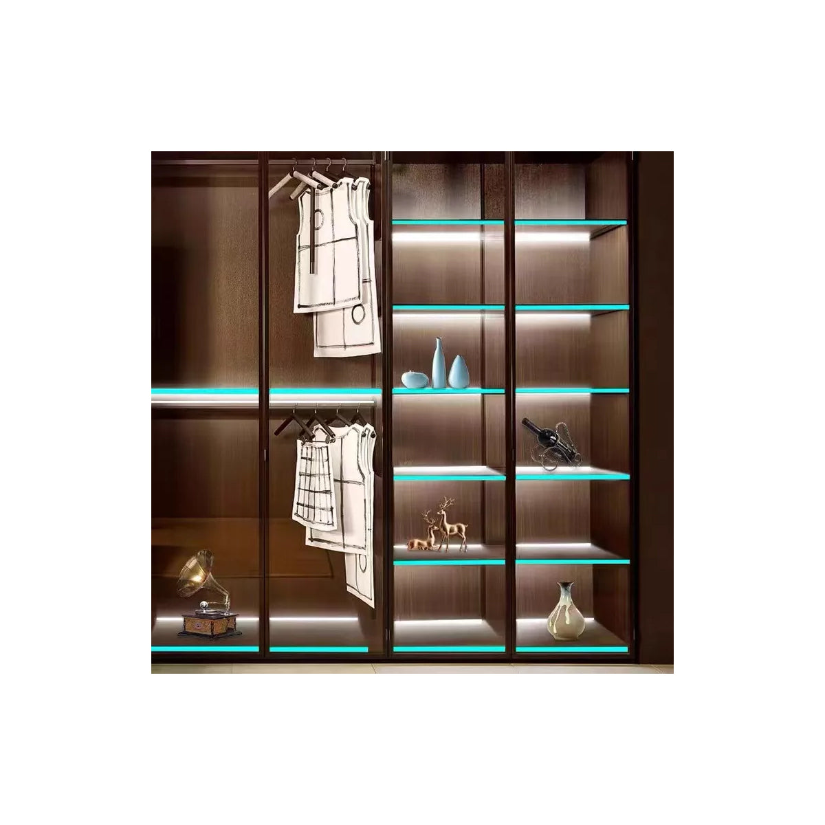 GloboStar® GLASSBOARD-PROFILE 70808-3M Προφίλ Αλουμινίου - Βάση & Ψύκτρα Ταινίας LED με Λευκό Γαλακτερό Κάλυμμα - Χρήση για Μοριακό Φωτισμό Γυαλιού Πάχους 8mm - Πατητό Κάλυμμα - Ασημί - 3 Μέτρα - Πακέτο 5 Τεμαχίων - Μ300 x Π1.1 x Υ1.7cm - ledmania.gr