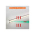 GloboStar® GLASSBOARD-PROFILE 70808-3M Προφίλ Αλουμινίου - Βάση & Ψύκτρα Ταινίας LED με Λευκό Γαλακτερό Κάλυμμα - Χρήση για Μοριακό Φωτισμό Γυαλιού Πάχους 8mm - Πατητό Κάλυμμα - Ασημί - 3 Μέτρα - Πακέτο 5 Τεμαχίων - Μ300 x Π1.1 x Υ1.7cm - ledmania.gr