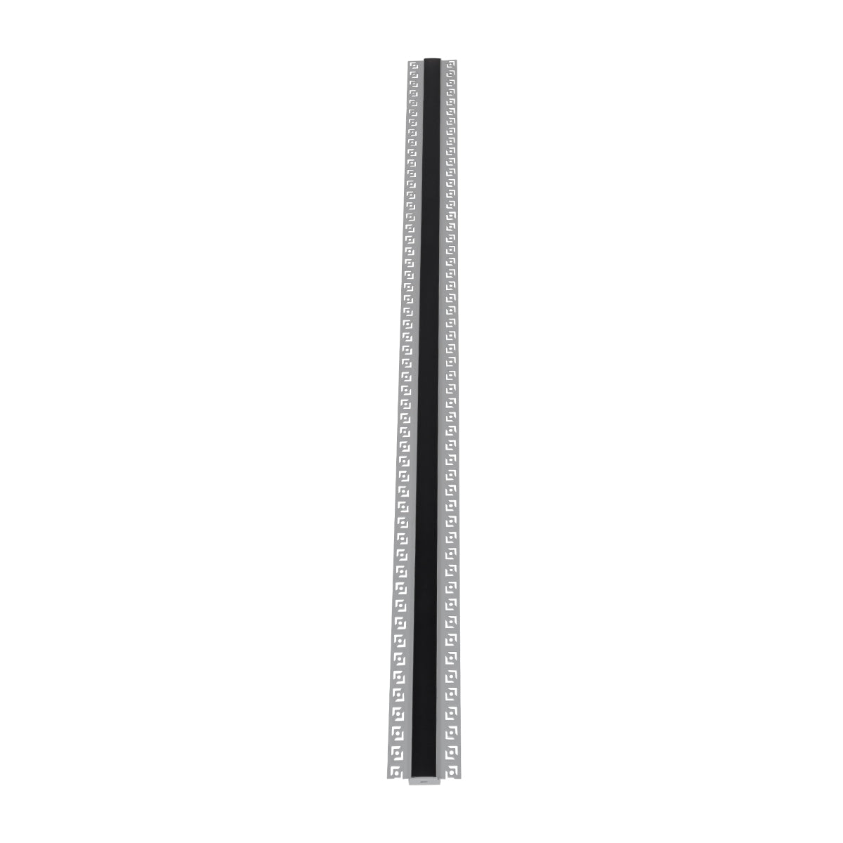 GloboStar® PLASTERBOARD-PROFILE 70820-1M Προφίλ Αλουμινίου - Βάση & Ψύκτρα Ταινίας LED με Μαύρο Φιμέ Κάλυμμα - Χωνευτή Χρήση σε Γυψοσανίδα - Trimless - Πατητό Κάλυμμα - Ασημί - 1 Μέτρο - Μ100 x Π6.7 x Υ1.4cm - ledmania.gr