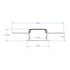 GloboStar® PLASTERBOARD-PROFILE 70820-1M Προφίλ Αλουμινίου - Βάση & Ψύκτρα Ταινίας LED με Μαύρο Φιμέ Κάλυμμα - Χωνευτή Χρήση σε Γυψοσανίδα - Trimless - Πατητό Κάλυμμα - Ασημί - 1 Μέτρο - Μ100 x Π6.7 x Υ1.4cm - ledmania.gr