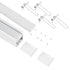GloboStar® RECESS-PROFILE 70833-1M Προφίλ Αλουμινίου - Βάση & Ψύκτρα Ταινίας LED με Λευκό Γαλακτερό Κάλυμμα - Χωνευτή Χρήση - Πατητό Κάλυμμα - Λευκό - 1 Μέτρο - Μ100 x Π7.5 x Υ7cm - ledmania.gr