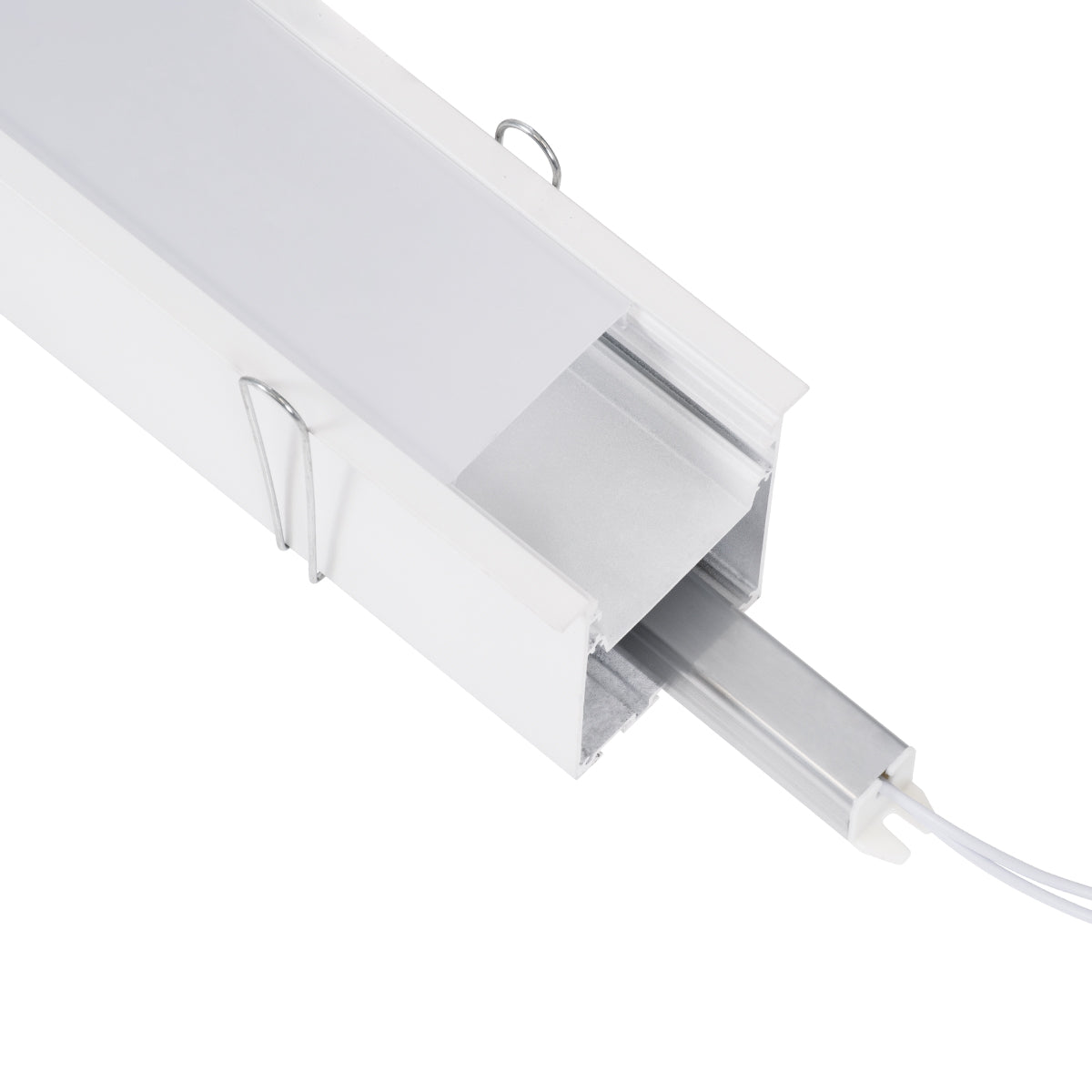GloboStar® RECESS-PROFILE 70833-1M Προφίλ Αλουμινίου - Βάση & Ψύκτρα Ταινίας LED με Λευκό Γαλακτερό Κάλυμμα - Χωνευτή Χρήση - Πατητό Κάλυμμα - Λευκό - 1 Μέτρο - Μ100 x Π7.5 x Υ7cm - ledmania.gr