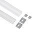 GloboStar® SURFACEPENDANT-PROFILE 70848-1M Προφίλ Αλουμινίου - Βάση & Ψύκτρα Ταινίας LED με Λευκό Γαλακτερό Κάλυμμα - Επιφανειακή & Κρεμαστή Χρήση - Πατητό Κάλυμμα - Λευκό - 1 Μέτρο - Μ100 x Π2.6 x Υ2.3cm - ledmania.gr