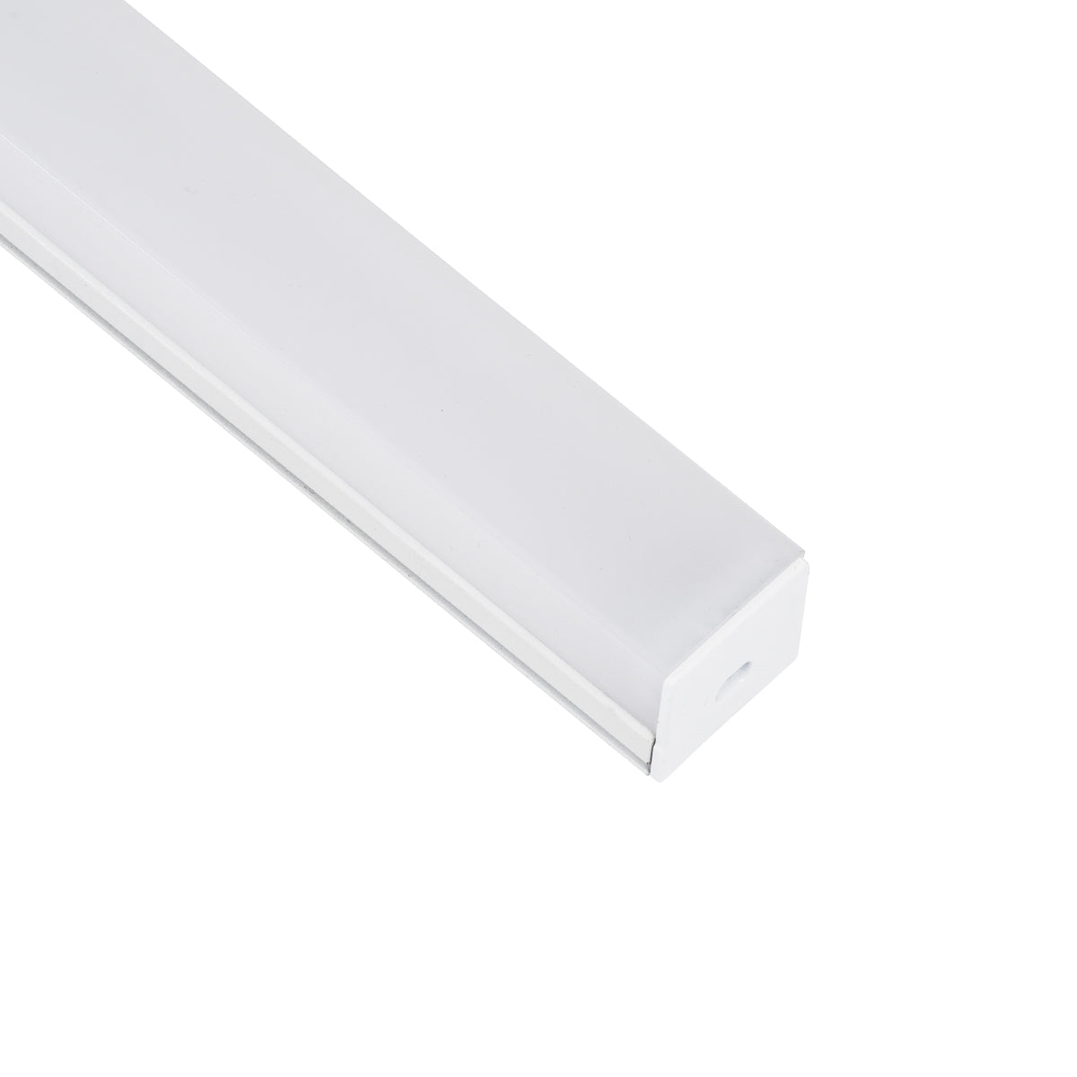 GloboStar® SURFACEPENDANT-PROFILE 70848-1M Προφίλ Αλουμινίου - Βάση & Ψύκτρα Ταινίας LED με Λευκό Γαλακτερό Κάλυμμα - Επιφανειακή & Κρεμαστή Χρήση - Πατητό Κάλυμμα - Λευκό - 1 Μέτρο - Μ100 x Π2.6 x Υ2.3cm - ledmania.gr