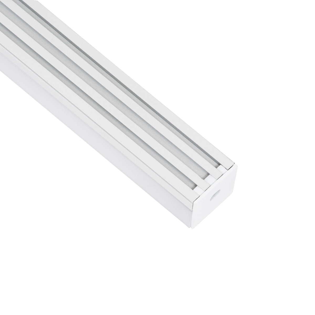GloboStar® SURFACEPENDANT-PROFILE 70848-1M Προφίλ Αλουμινίου - Βάση & Ψύκτρα Ταινίας LED με Λευκό Γαλακτερό Κάλυμμα - Επιφανειακή & Κρεμαστή Χρήση - Πατητό Κάλυμμα - Λευκό - 1 Μέτρο - Μ100 x Π2.6 x Υ2.3cm - ledmania.gr