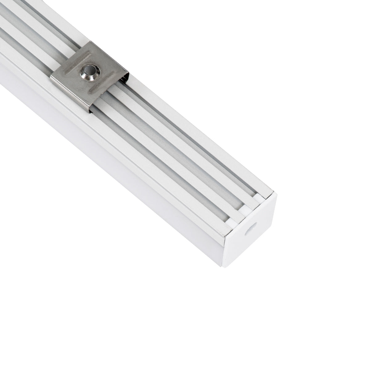 GloboStar® SURFACEPENDANT-PROFILE 70848-1M Προφίλ Αλουμινίου - Βάση & Ψύκτρα Ταινίας LED με Λευκό Γαλακτερό Κάλυμμα - Επιφανειακή & Κρεμαστή Χρήση - Πατητό Κάλυμμα - Λευκό - 1 Μέτρο - Μ100 x Π2.6 x Υ2.3cm - ledmania.gr