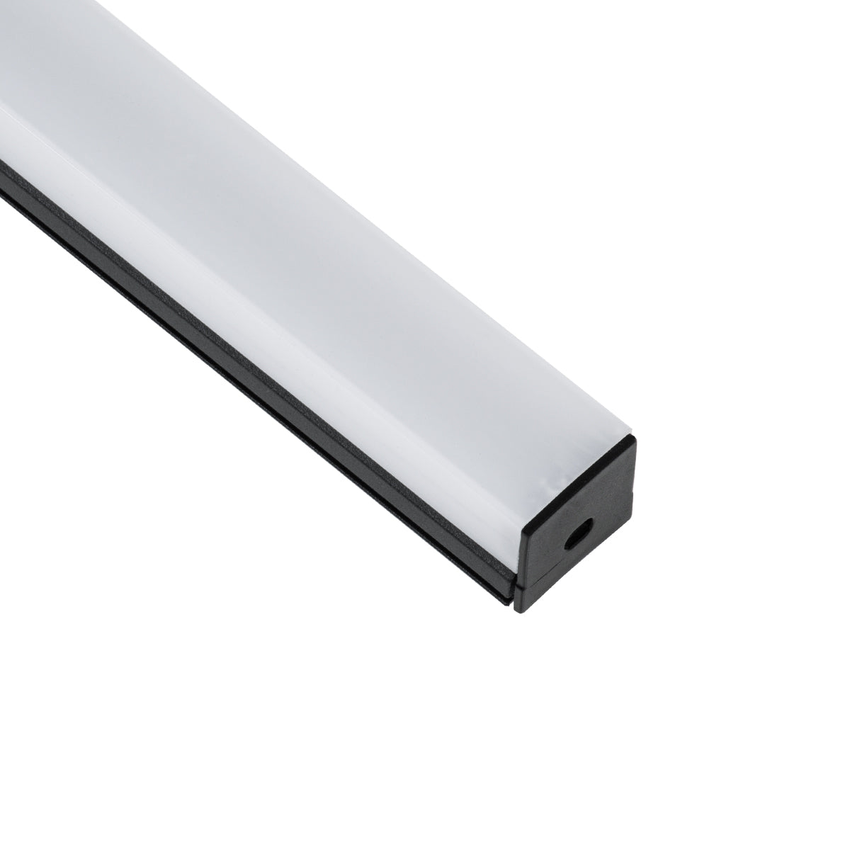 GloboStar® SURFACEPENDANT-PROFILE 70849-1M Προφίλ Αλουμινίου - Βάση & Ψύκτρα Ταινίας LED με Λευκό Γαλακτερό Κάλυμμα - Επιφανειακή & Κρεμαστή Χρήση - Πατητό Κάλυμμα - Μαύρο - 1 Μέτρο - Μ100 x Π2.6 x Υ2.3cm - ledmania.gr