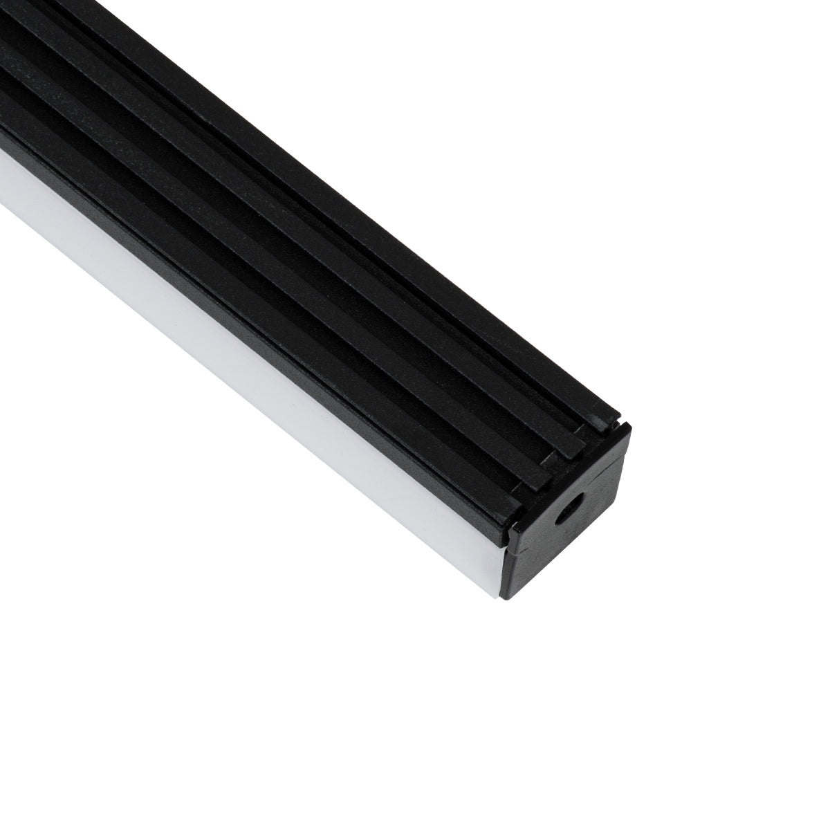 GloboStar® SURFACEPENDANT-PROFILE 70849-1M Προφίλ Αλουμινίου - Βάση & Ψύκτρα Ταινίας LED με Λευκό Γαλακτερό Κάλυμμα - Επιφανειακή & Κρεμαστή Χρήση - Πατητό Κάλυμμα - Μαύρο - 1 Μέτρο - Μ100 x Π2.6 x Υ2.3cm - ledmania.gr