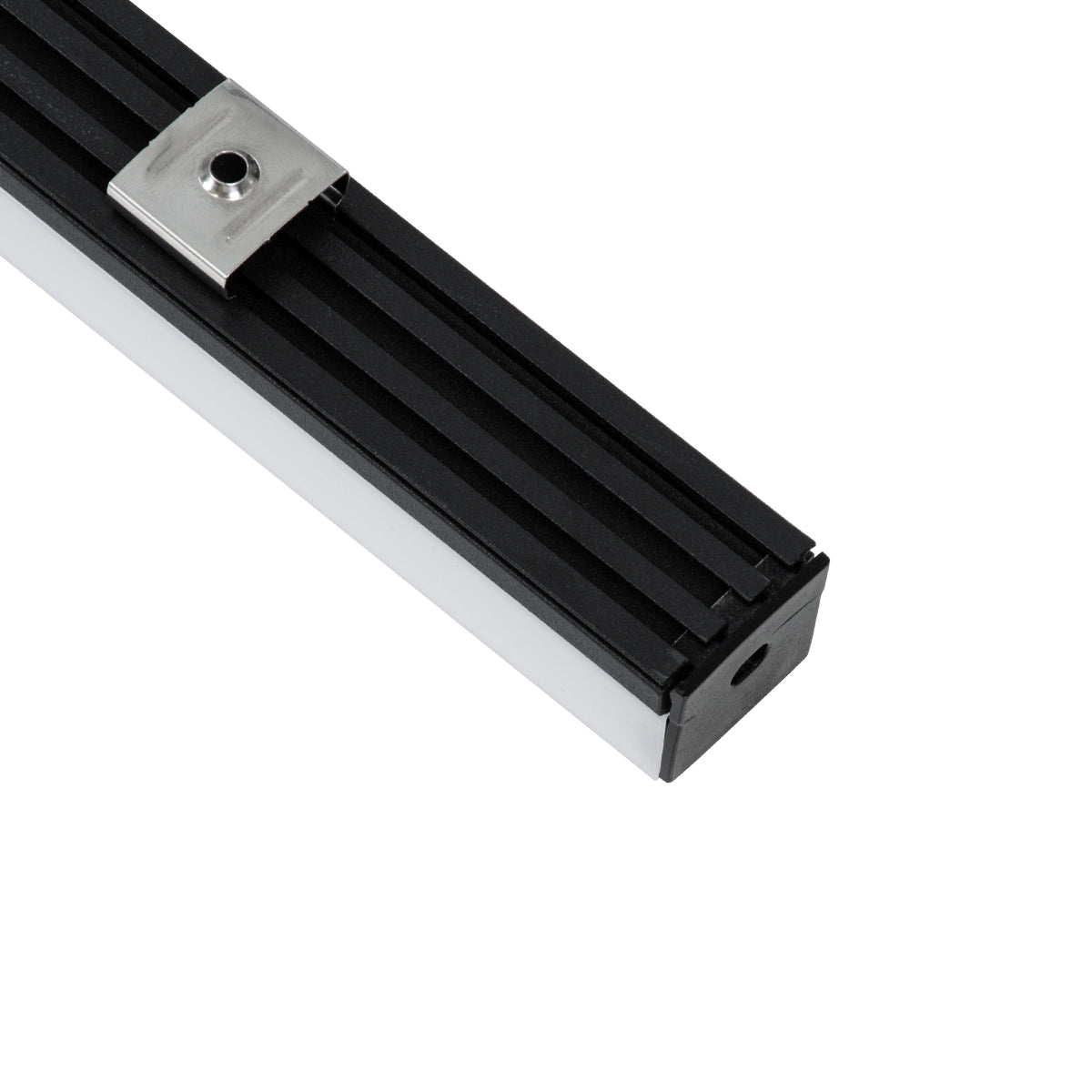 GloboStar® SURFACEPENDANT-PROFILE 70849-1M Προφίλ Αλουμινίου - Βάση & Ψύκτρα Ταινίας LED με Λευκό Γαλακτερό Κάλυμμα - Επιφανειακή & Κρεμαστή Χρήση - Πατητό Κάλυμμα - Μαύρο - 1 Μέτρο - Μ100 x Π2.6 x Υ2.3cm - ledmania.gr