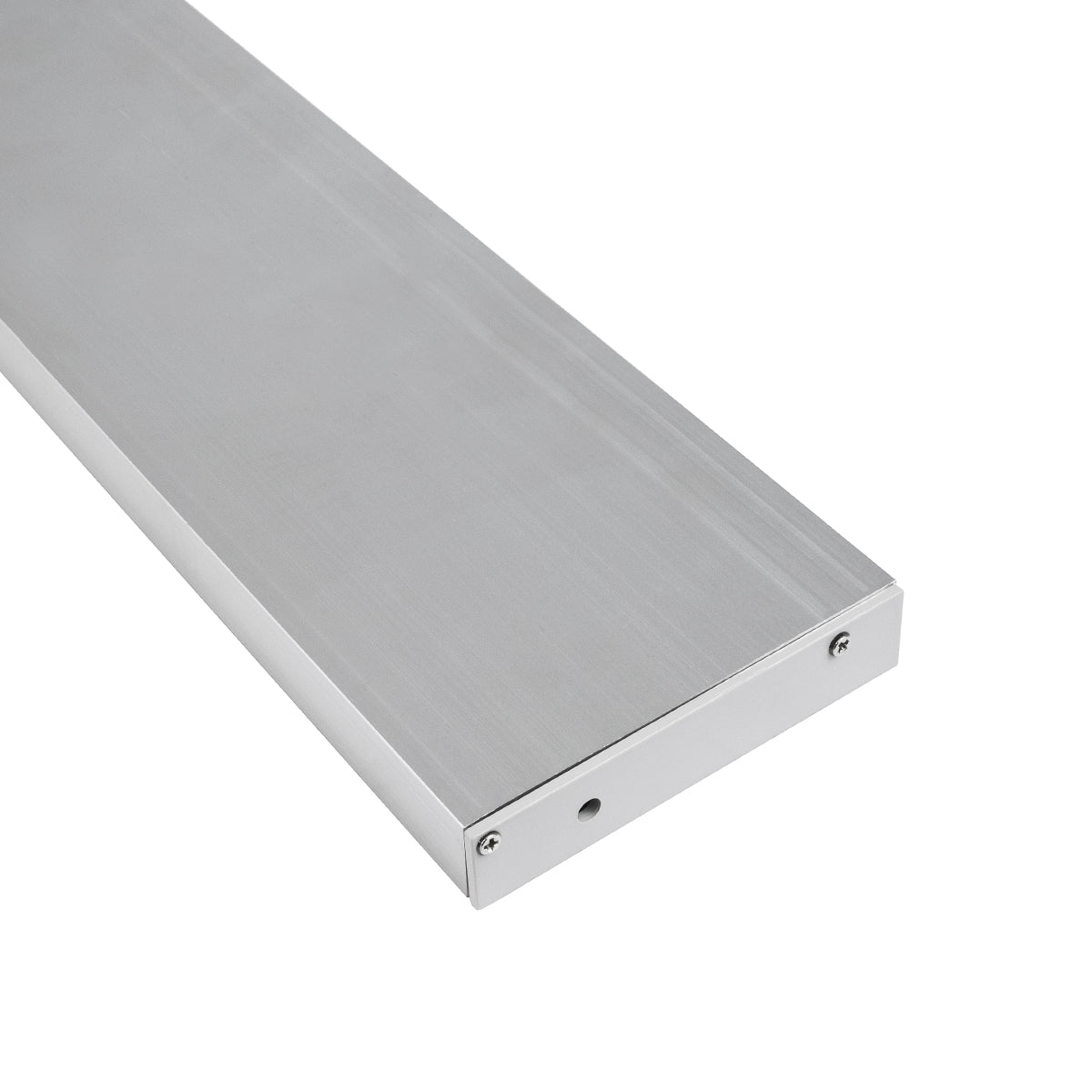 GloboStar® SKIRTINGBOARD-PROFILE 70850-3M Προφίλ Αλουμινίου - Βάση & Ψύκτρα Ταινίας LED με Λευκό Γαλακτερό Κάλυμμα - Επιφανειακή Χρήση για Περβάζι - Πατητό Κάλυμμα - Ασημί - 3 Μέτρα - Μ300 x Π1.6 x Υ8cm - ledmania.gr