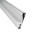 GloboStar® SKIRTINGBOARD-PROFILE 70850-3M Προφίλ Αλουμινίου - Βάση & Ψύκτρα Ταινίας LED με Λευκό Γαλακτερό Κάλυμμα - Επιφανειακή Χρήση για Περβάζι - Πατητό Κάλυμμα - Ασημί - 3 Μέτρα - Μ300 x Π1.6 x Υ8cm - ledmania.gr