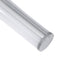 GloboStar® 70855-3M Επιφανειακό Προφίλ Αλουμινίου Ανοδιωμένο με Στρόγγυλο Λευκό Οπάλ Κάλυμμα για έως 3 Σειρές Ταινίας LED Πατητό - Press On 3 Μέτρα - ledmania.gr