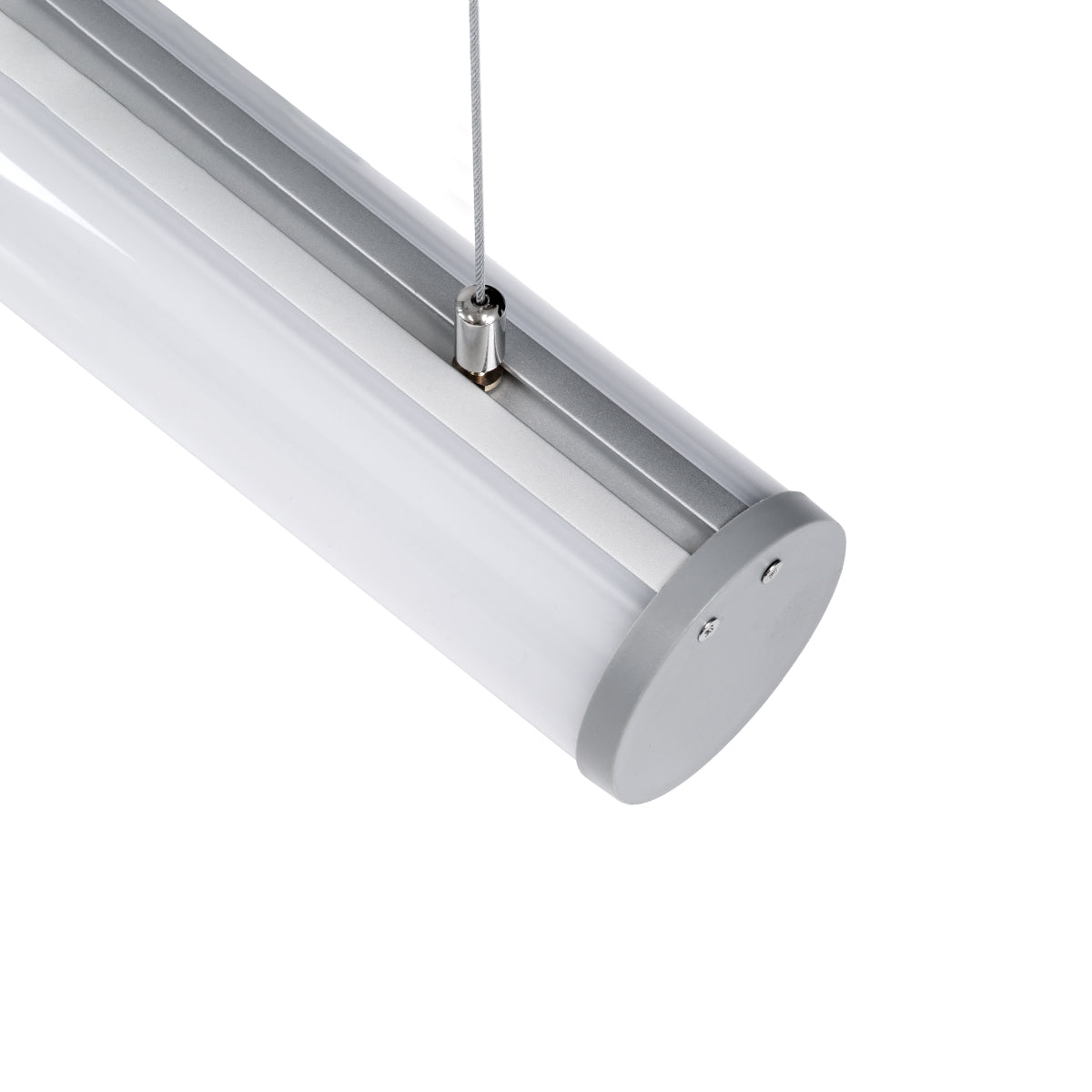 GloboStar® 70855-3M Επιφανειακό Προφίλ Αλουμινίου Ανοδιωμένο με Στρόγγυλο Λευκό Οπάλ Κάλυμμα για έως 3 Σειρές Ταινίας LED Πατητό - Press On 3 Μέτρα - ledmania.gr