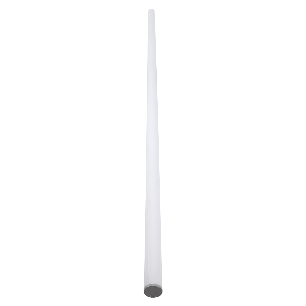 GloboStar® 70855-3M Επιφανειακό Προφίλ Αλουμινίου Ανοδιωμένο με Στρόγγυλο Λευκό Οπάλ Κάλυμμα για έως 3 Σειρές Ταινίας LED Πατητό - Press On 3 Μέτρα - ledmania.gr