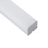GloboStar® 70864-3M Επιφανειακό Προφίλ Αλουμινίου Ανοδιωμένο με Λευκό Οπάλ Κάλυμμα για έως 3 Σειρές Ταινίας LED Πατητό - Press On 3 Μέτρα - ledmania.gr