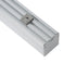 GloboStar® 70864-3M Επιφανειακό Προφίλ Αλουμινίου Ανοδιωμένο με Λευκό Οπάλ Κάλυμμα για έως 3 Σειρές Ταινίας LED Πατητό - Press On 3 Μέτρα - ledmania.gr