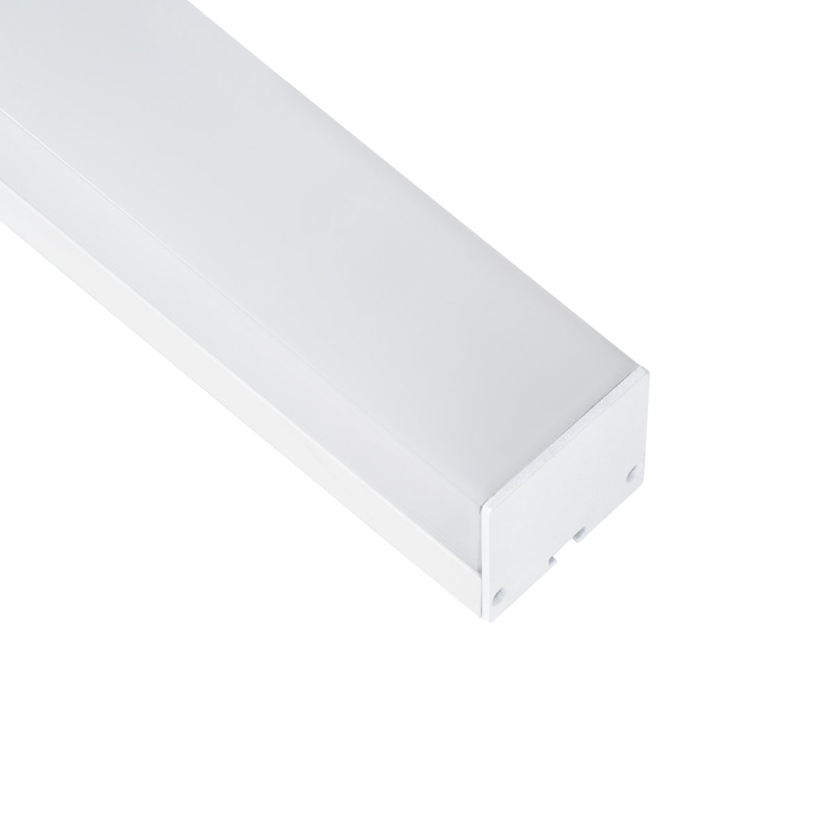 GloboStar® 70865-3M Επιφανειακό Προφίλ Αλουμινίου Λευκό με Λευκό Οπάλ Κάλυμμα για έως 3 Σειρές Ταινίας LED Πατητό - Press On 3 Μέτρα