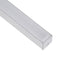 GloboStar® 70867-1M Επιφανειακό Προφίλ Αλουμινίου Ανοδιωμένο με Λευκό Οπάλ Κάλυμμα για έως 2 Σειρές Ταινίας LED Πατητό - Press On 1 Μέτρο - ledmania.gr