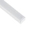 GloboStar® 70868-1M Επιφανειακό Προφίλ Αλουμινίου Λευκό με Λευκό Οπάλ Κάλυμμα για έως 2 Σειρές Ταινίας LED Πατητό - Press On 1 Μέτρο - ledmania.gr