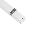 GloboStar® 70868-1M Επιφανειακό Προφίλ Αλουμινίου Λευκό με Λευκό Οπάλ Κάλυμμα για έως 2 Σειρές Ταινίας LED Πατητό - Press On 1 Μέτρο - ledmania.gr