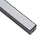 GloboStar® 70869-1M Επιφανειακό Προφίλ Αλουμινίου Μαύρο με Λευκό Οπάλ Κάλυμμα για έως 2 Σειρές Ταινίας LED Πατητό - Press On 1 Μέτρο - ledmania.gr
